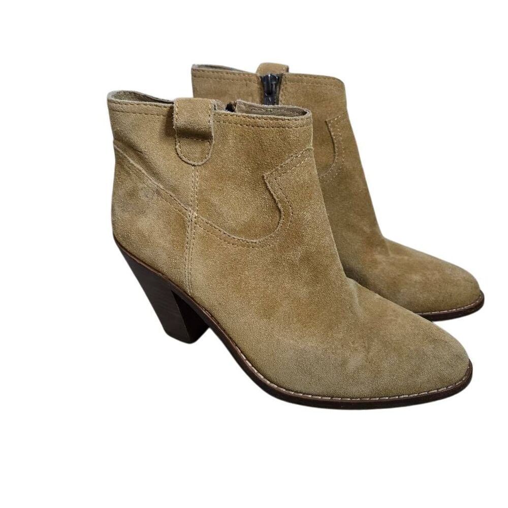 Ash Women's Ivana Ankle Boots Western Bootie Suede Size 37